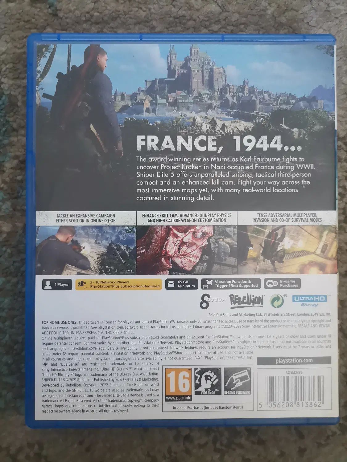 Sniper Elite 5 France|کنسول، بازی ویدئویی و آنلاین|تهران, حسینآباد|دیوار