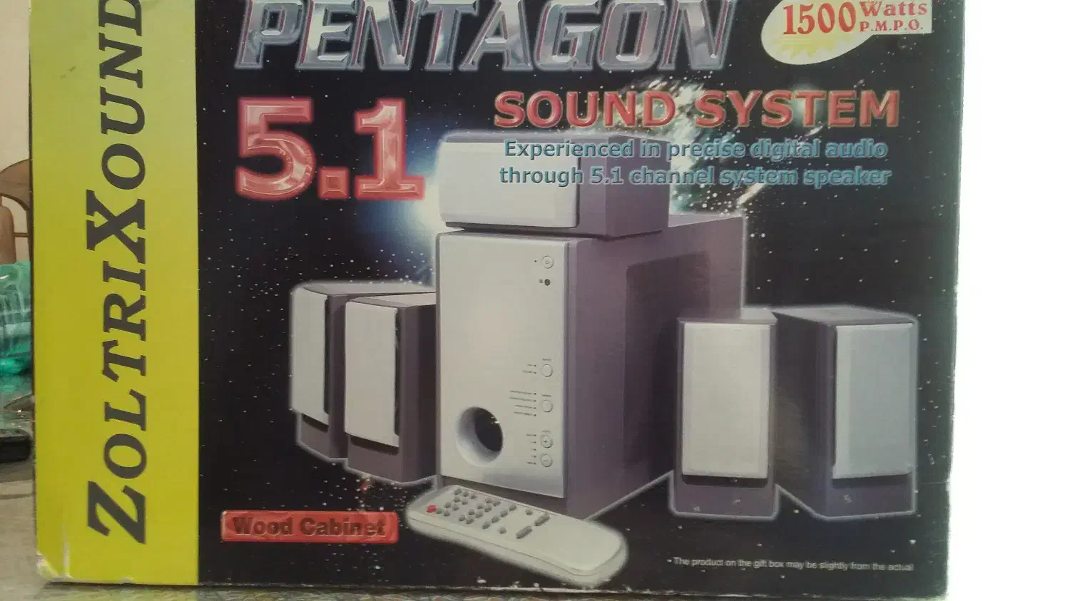 اسپیکر 5/1 برند زولتریکس مدل پنتاگون|قطعات و لوازم جانبی رایانه|هشتگرد, فاز ۳ مهستان|دیوار