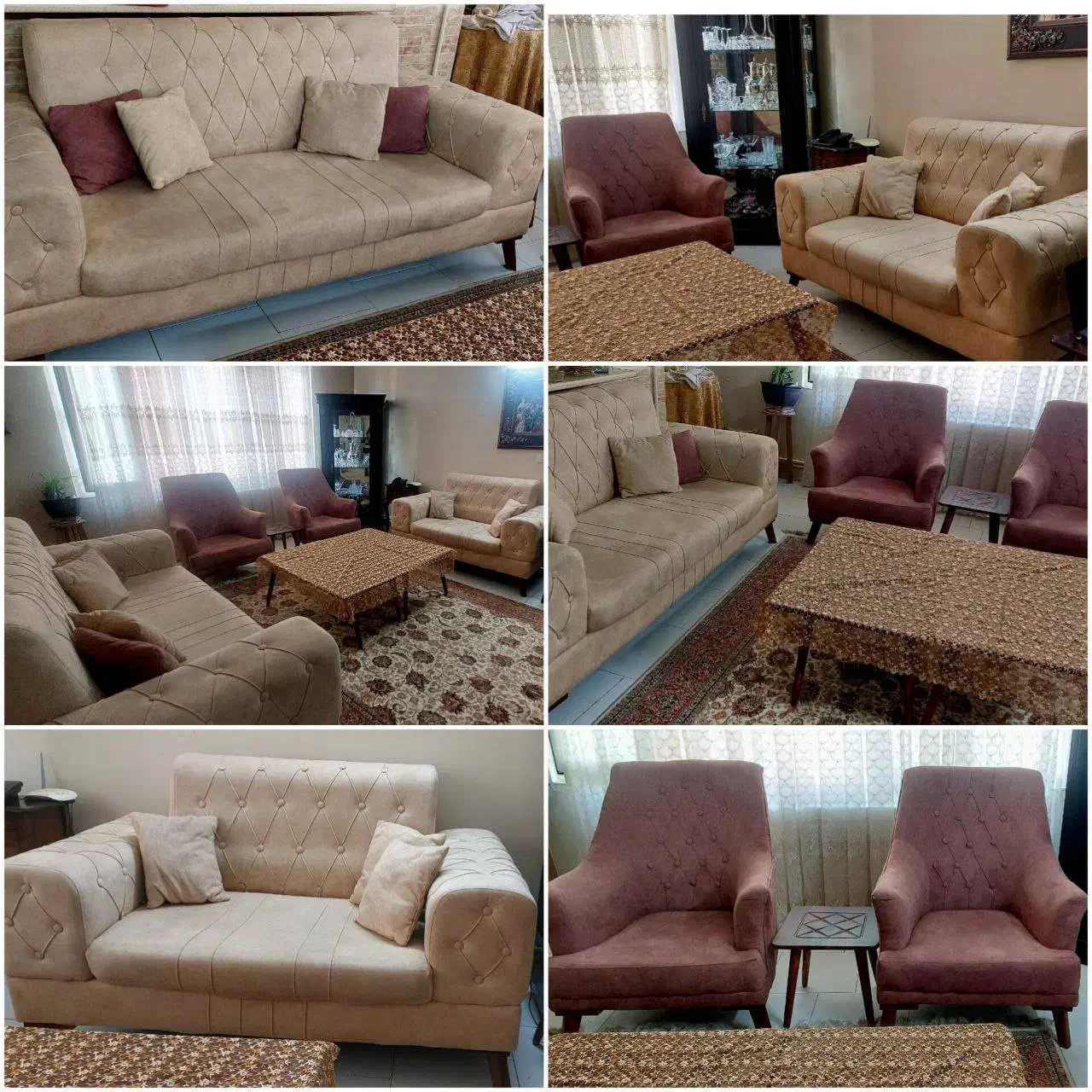 مبلمان چستر|مبلمان خانگی و میز عسلی|پردیس, فاز ۱|دیوار