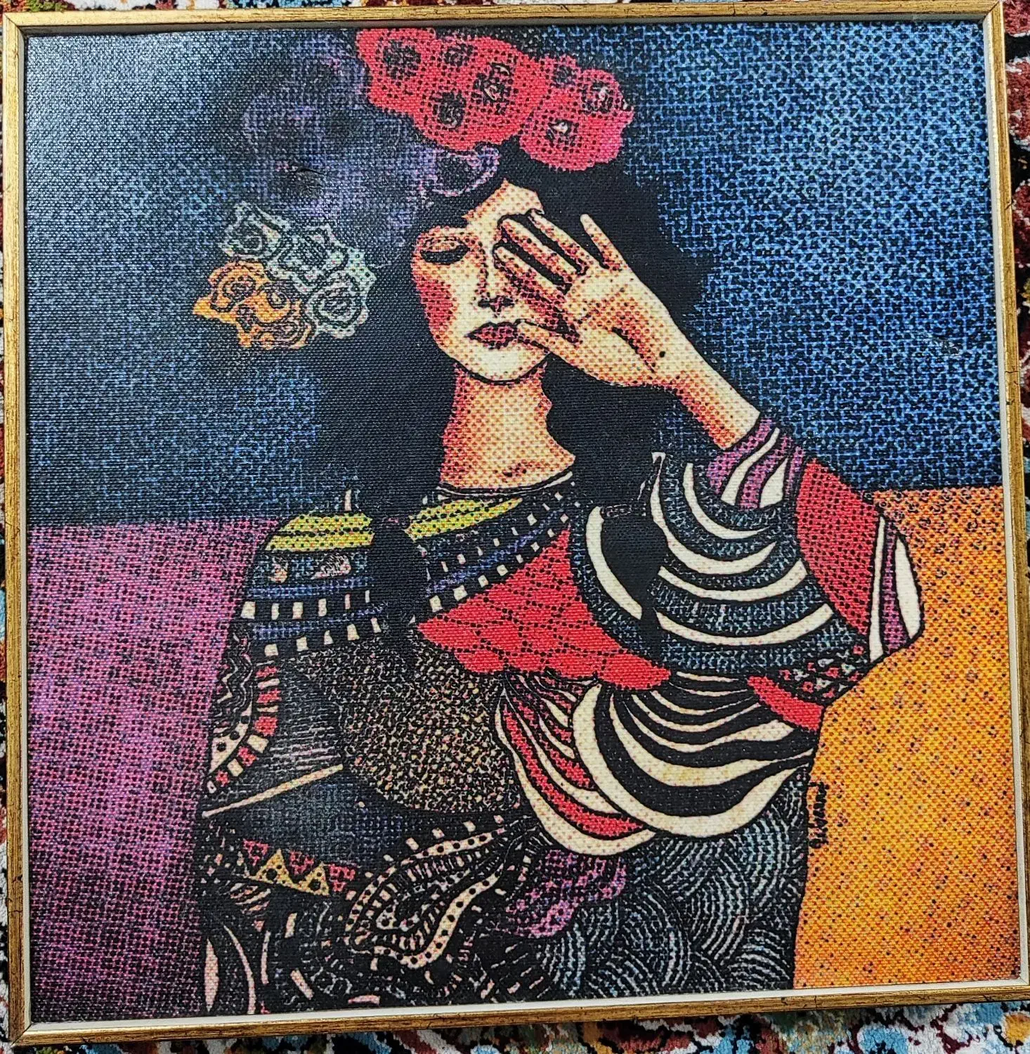 تابلو چوبی،  31*31|تابلو، نقاشی، عکس|بندر ماهشهر, |دیوار