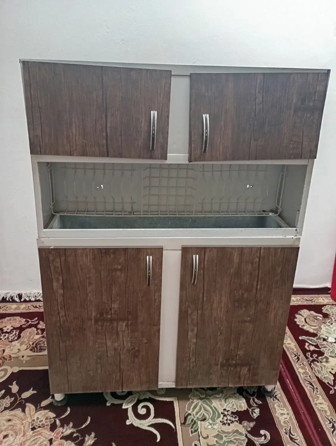 زیر ظرفشویی و بالای ظرفشویی وسینک|آب‌چکان و نظم‌دهنده ظروف|سنقر, |دیوار