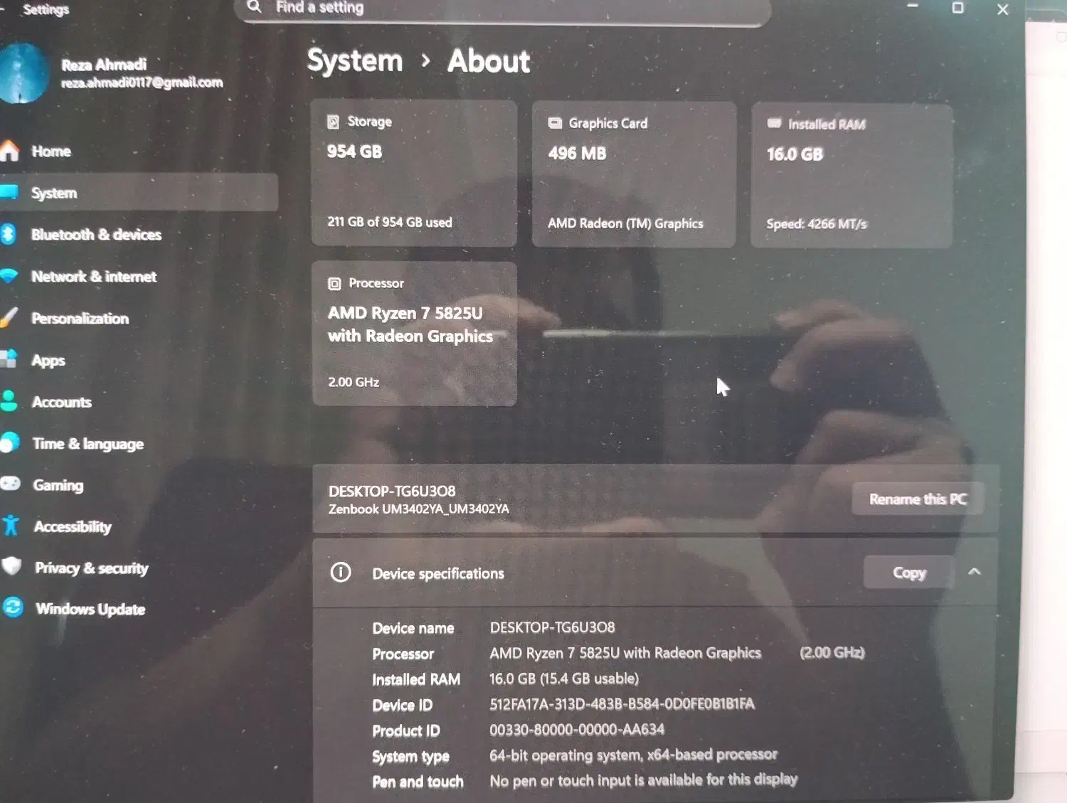 لبتاپ ایسوس ZenBook olded|رایانه همراه|تهران, اوقاف|دیوار