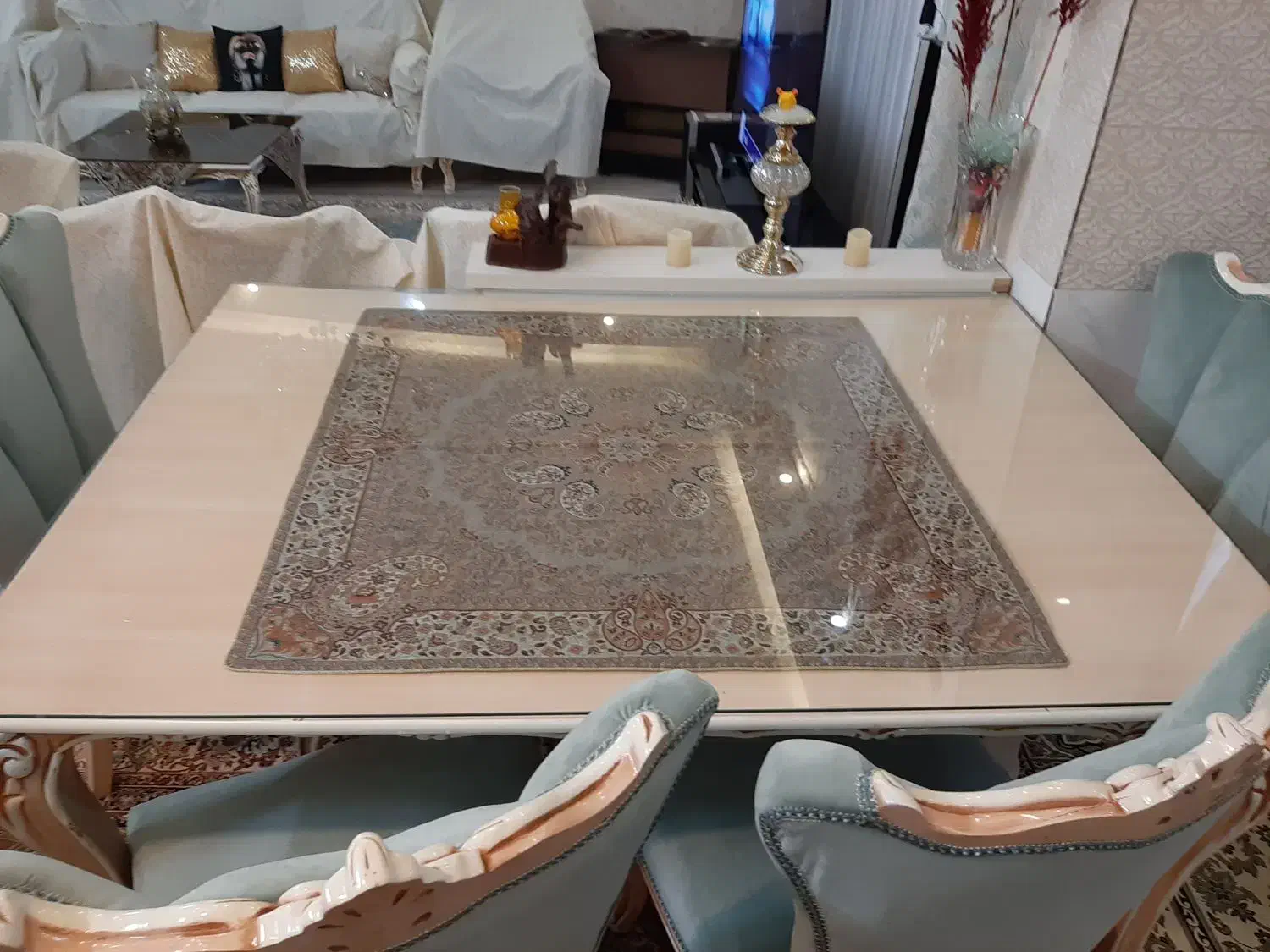 میز نهارخوری|میز و صندلی غذاخوری|قم, انصارالحسین|دیوار