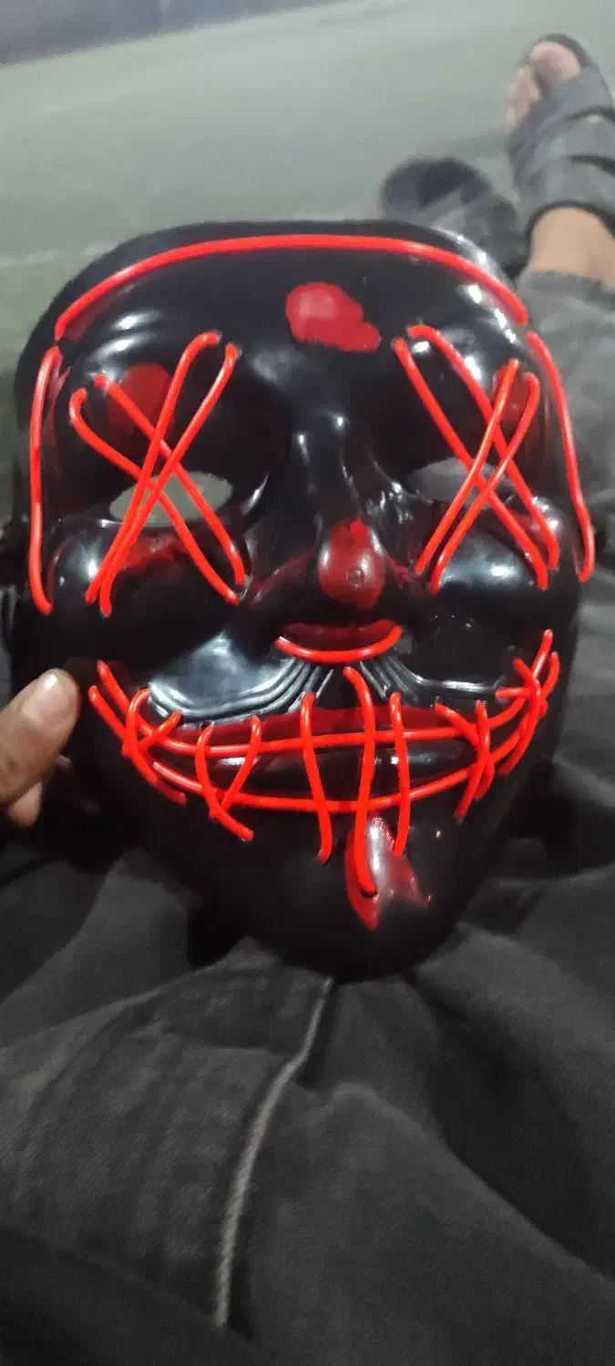 ماسک لامپ دار|کلکسیون و سرگرمی|داراب, |دیوار