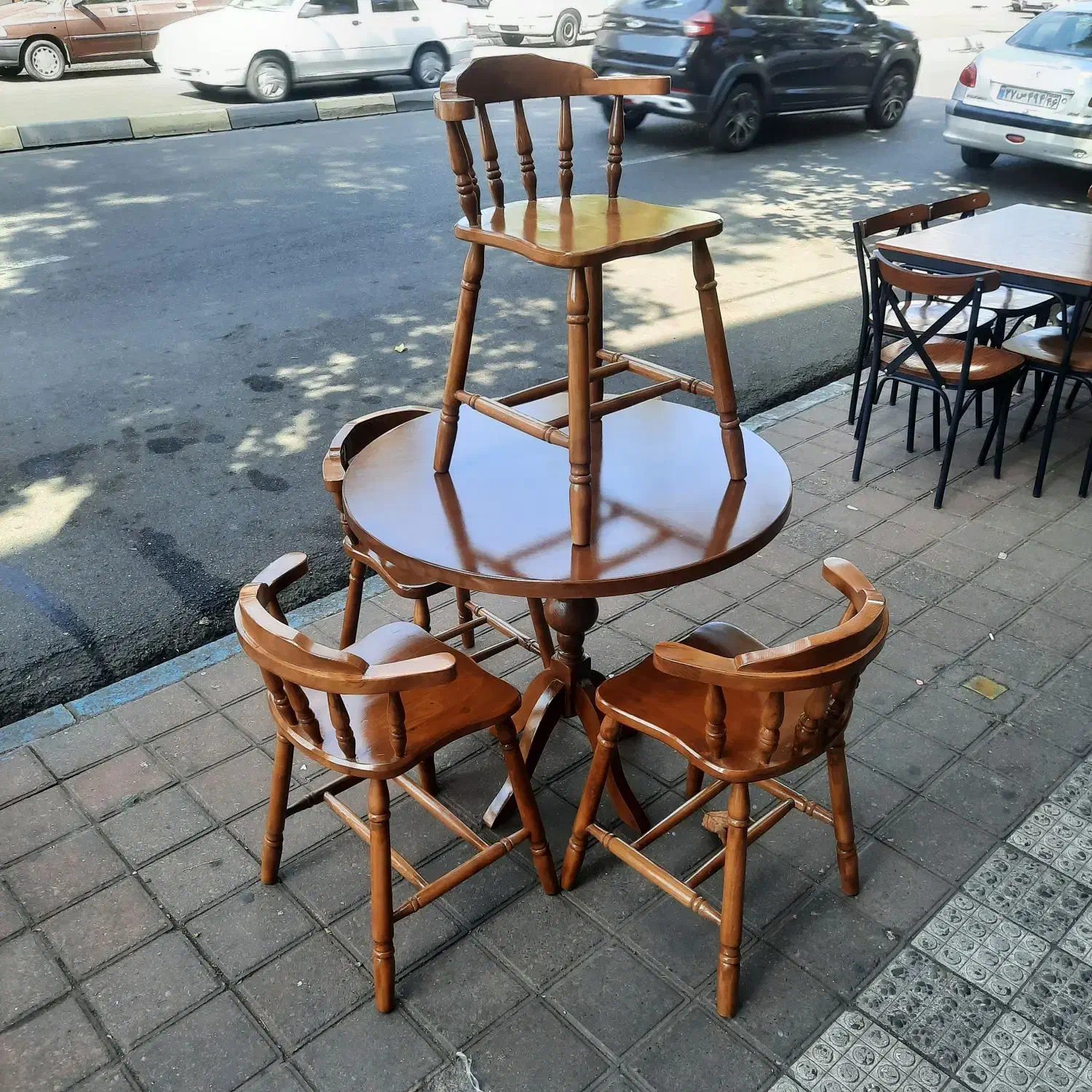 میز نهار خوری ملوانی|میز و صندلی غذاخوری|رشت, آزادگان|دیوار