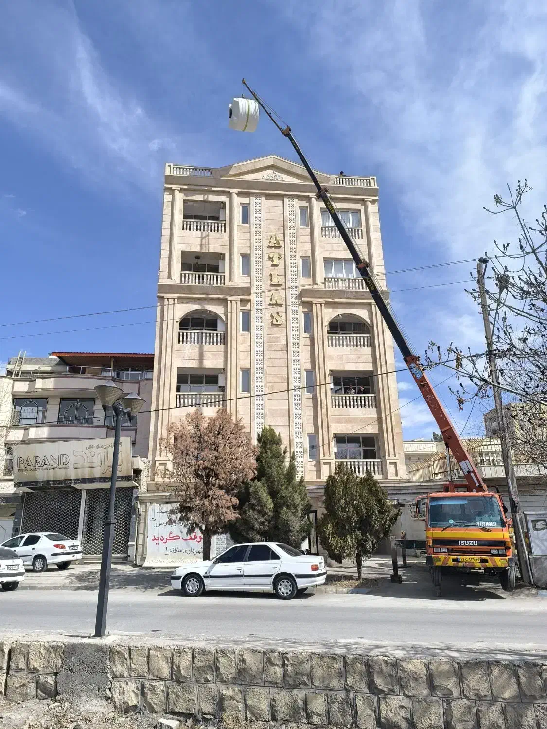 اجاره جرثقیل هفت تن با سی متر دکل|خدمات حمل و نقل|نیشابور, باغرود|دیوار