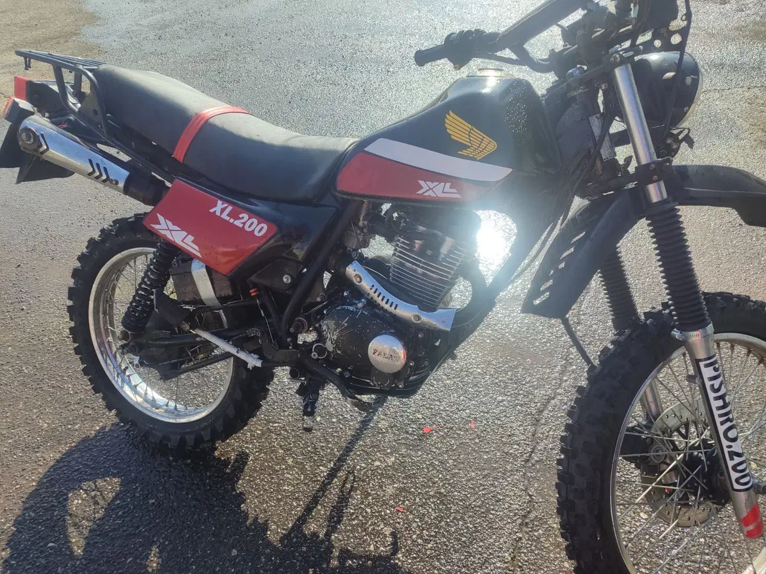 xl200|موتورسیکلت|سبزوار, قاضی زاد|دیوار