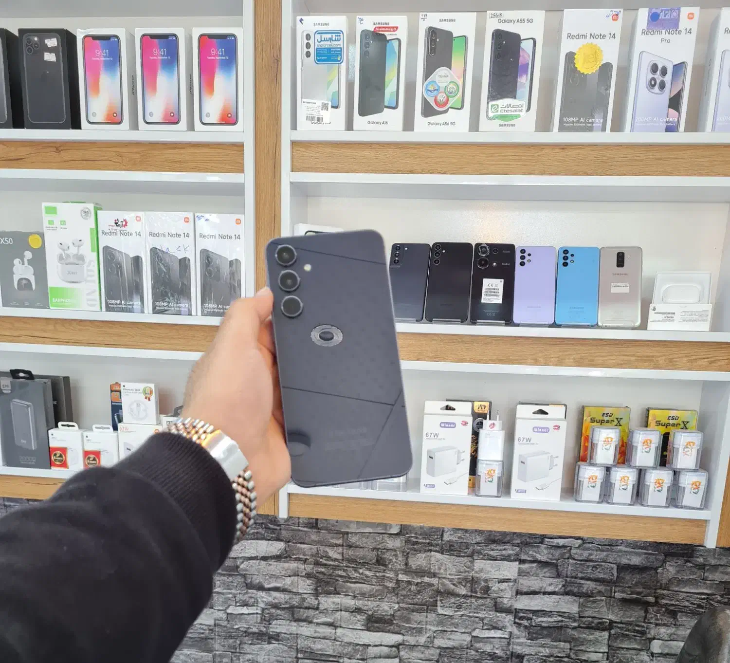 سامسونگ a55 حافظه ۲۵۶ /فروش اقساطی|موبایل|قم, هفت تیر|دیوار