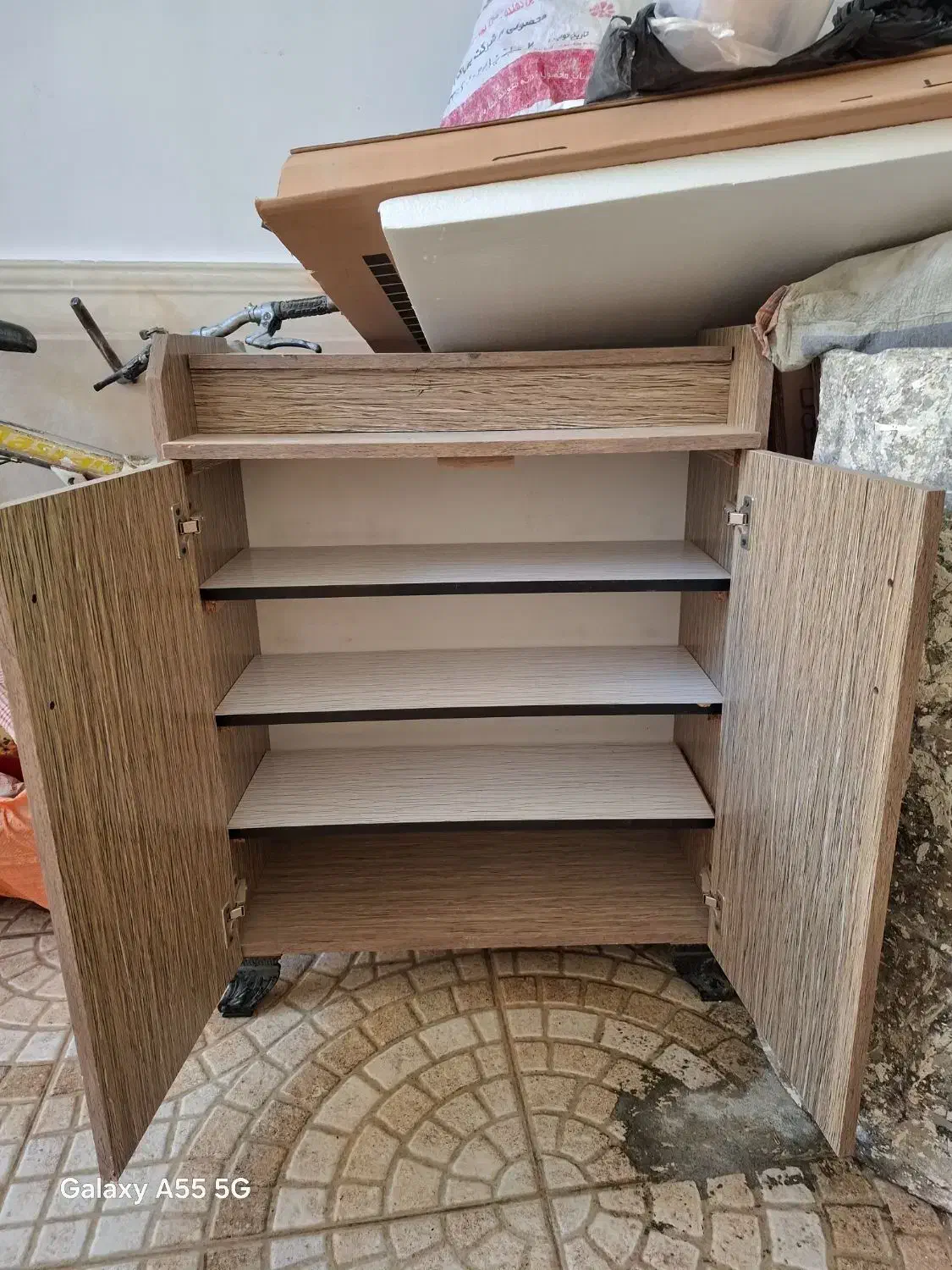 جاکفشی تمیز ومرتب بدون عیب وایراد قیمت 1500|جاکفشی، کمد، دراور|مهاباد (آذربایجان غربی), |دیوار