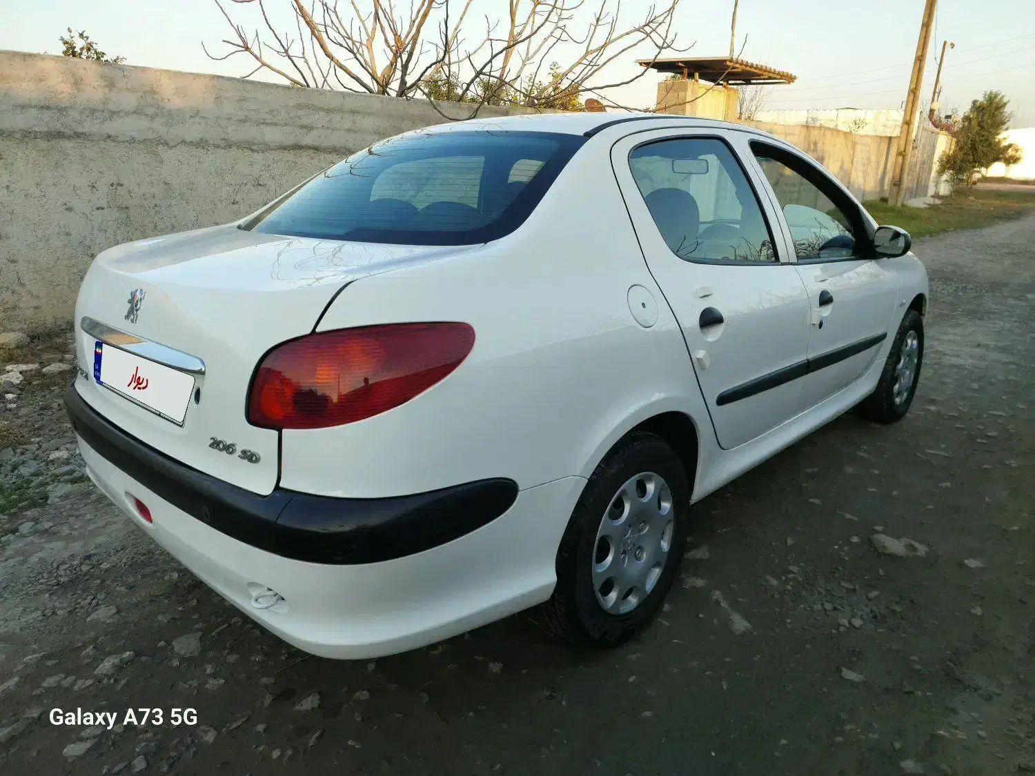 پژو ۲۰۶ وی۸ دریچه سیمی مدل ۹۴ سفید|خودرو سواری و وانت|بابل, |دیوار