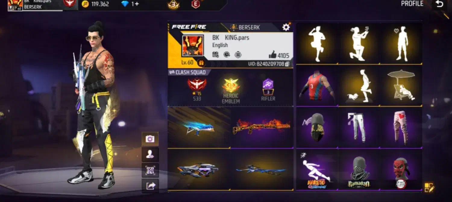 اکانت فری فایر|کنسول، بازی ویدئویی و آنلاین|فردوس (خراسان), |دیوار