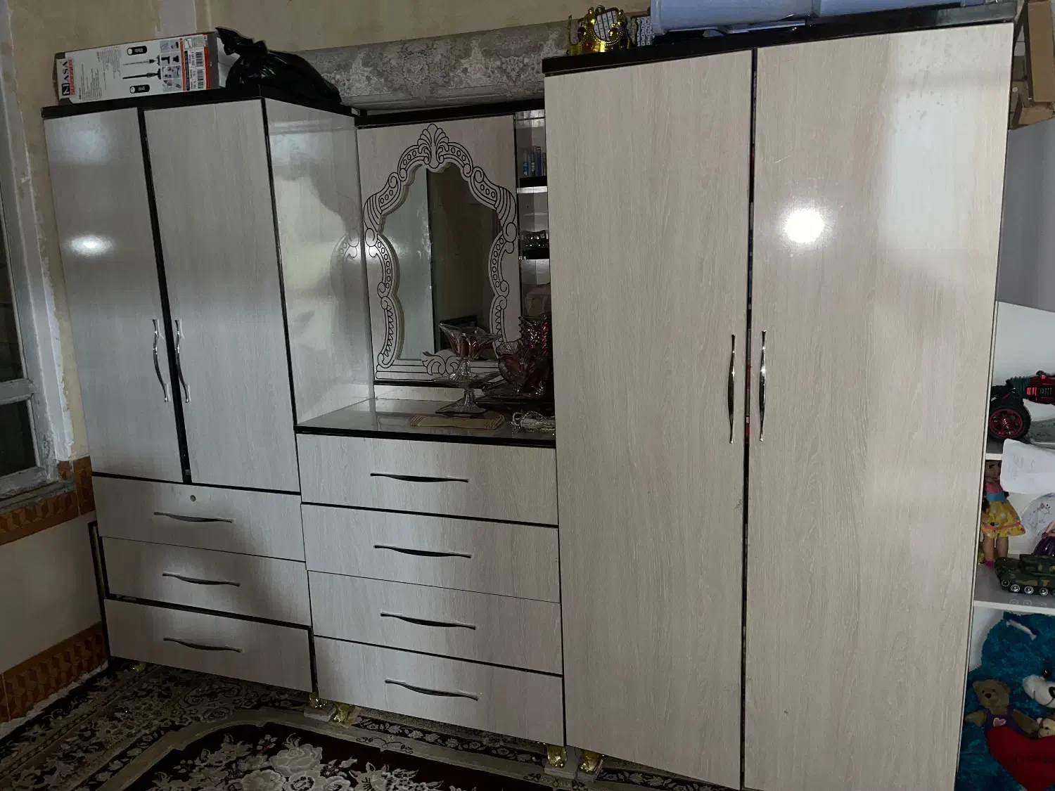 درآور ۳تکه|جاکفشی، کمد، دراور|جوانرود, |دیوار