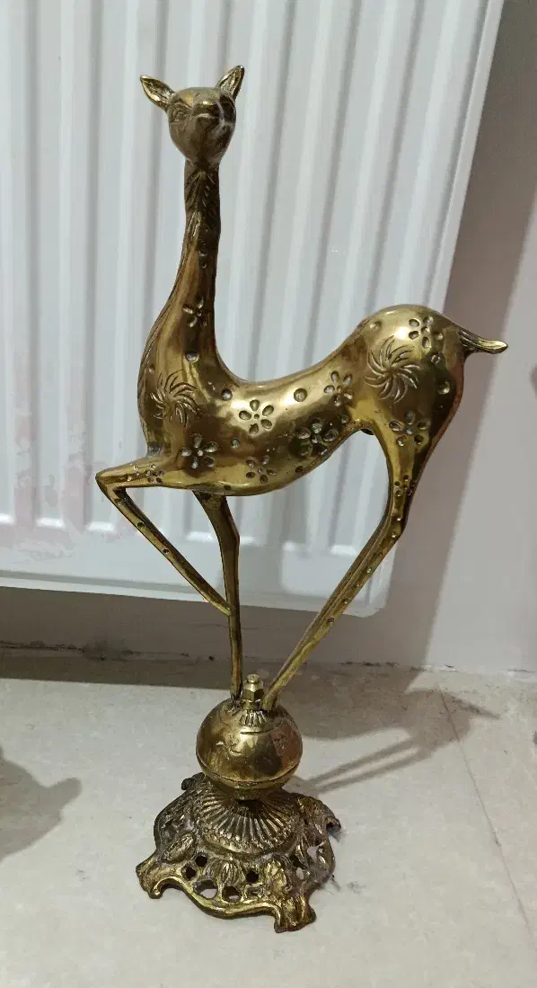 ببر آهو خر قو برنجی|مجسمه، تندیس، ماکت|پاکدشت, پاکدشت (مامازند)|دیوار