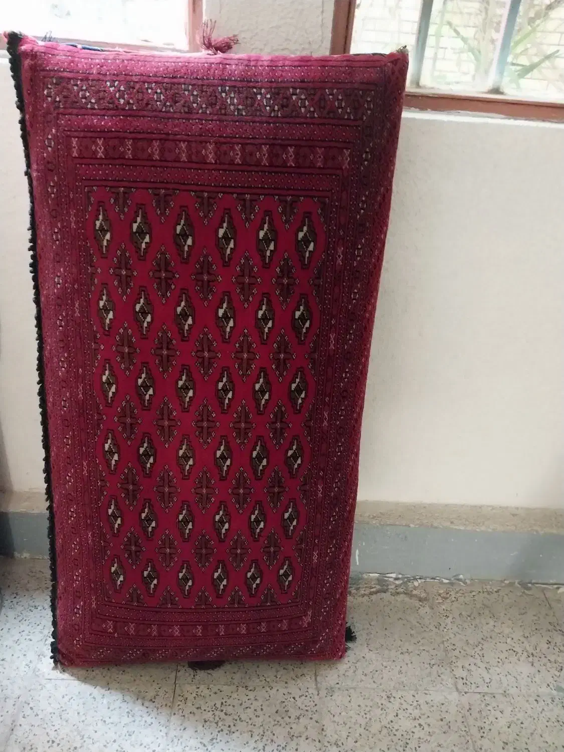 پشتی دستباف ترکمن دو نفره|فرش|تهران, حر|دیوار