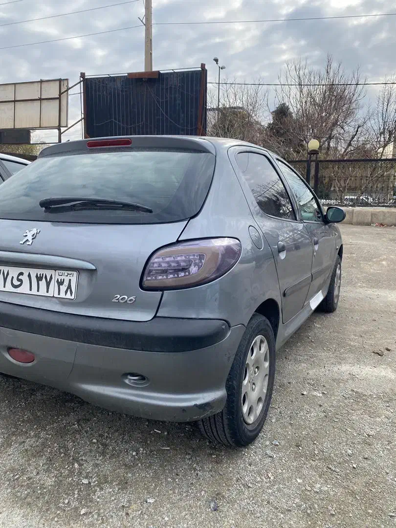 ۲۰۶ تیپ ۲ خاکستری مدل ۸۶ نقد و اقساط|خودرو سواری و وانت|تهران, نگین غرب|دیوار