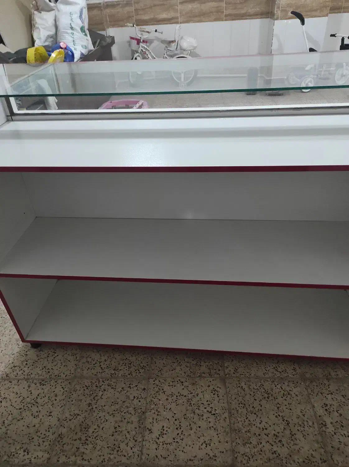 ویترین تمام ام دی اف چهار تیکه|بوفه، ویترین، کنسول|میانه, |دیوار