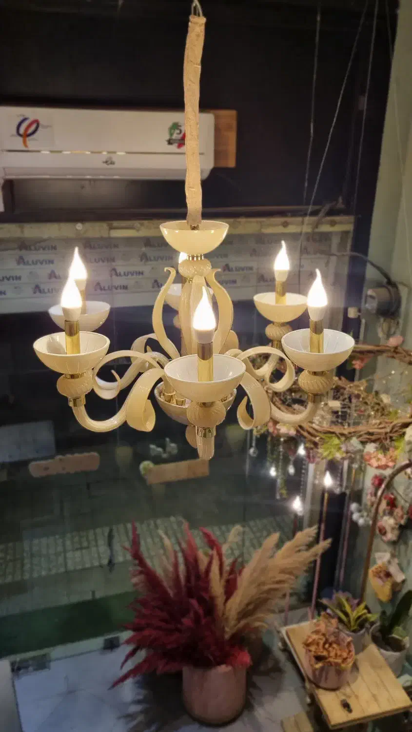 لوستر کریستال|لوستر و چراغ آویز|گنبد کاووس, |دیوار