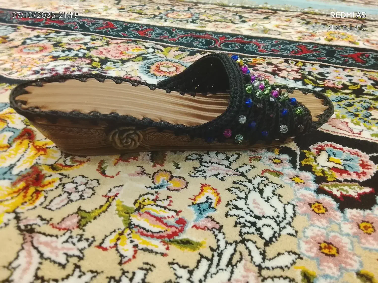 دمپایی دست بافت زنانه|کیف، کفش، کمربند|یاسوج, |دیوار