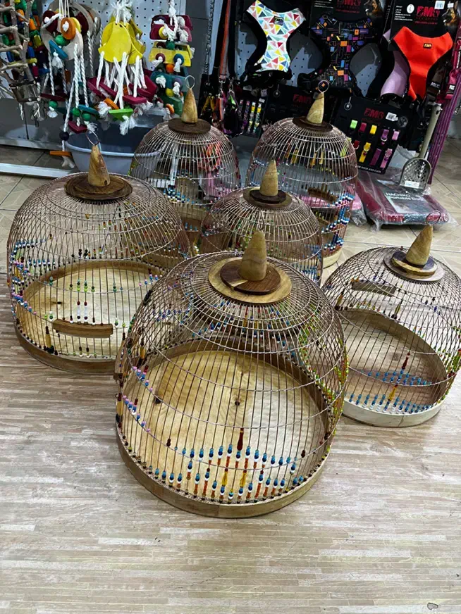 قفس چوبی دست باف|لوازم جانبی حیوانات|یزد, |دیوار