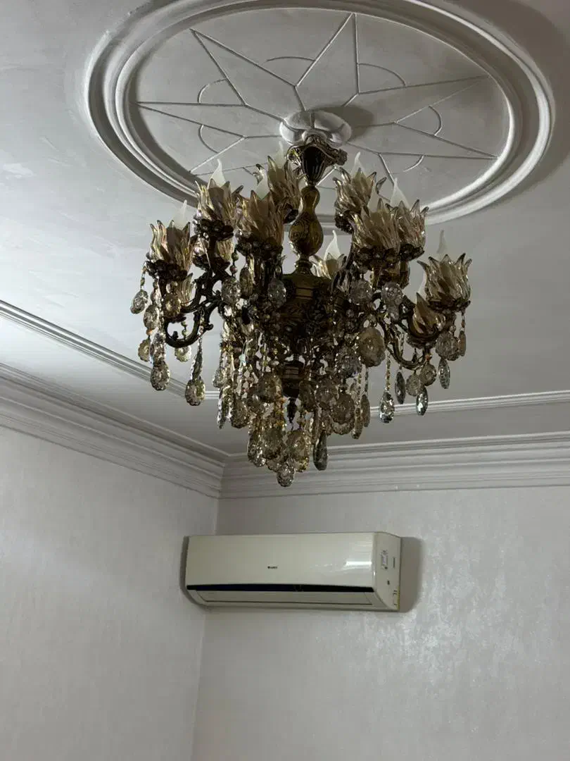 3عدد لوستر برنز 16 شاخه|لوستر و چراغ آویز|لاهیجان, گلستان|دیوار