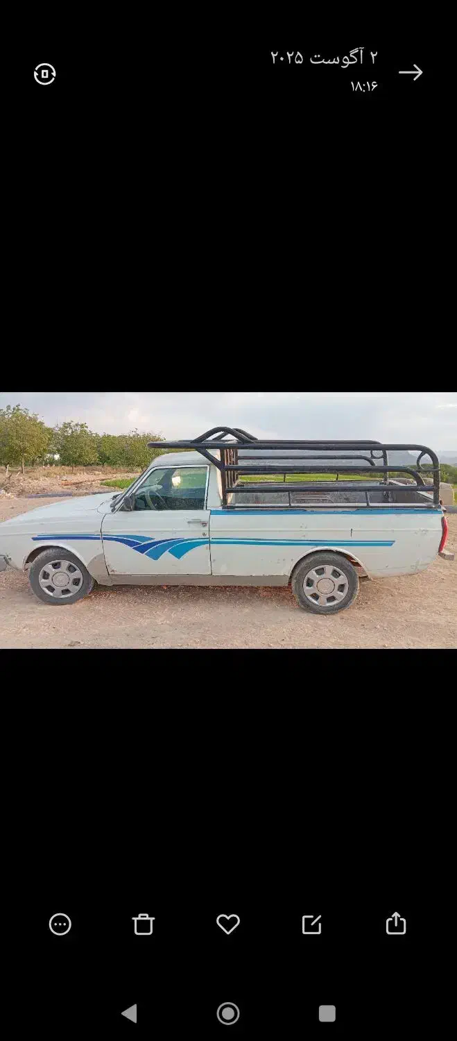 وانت پیکان عالی|خودرو سواری و وانت|لردگان, |دیوار