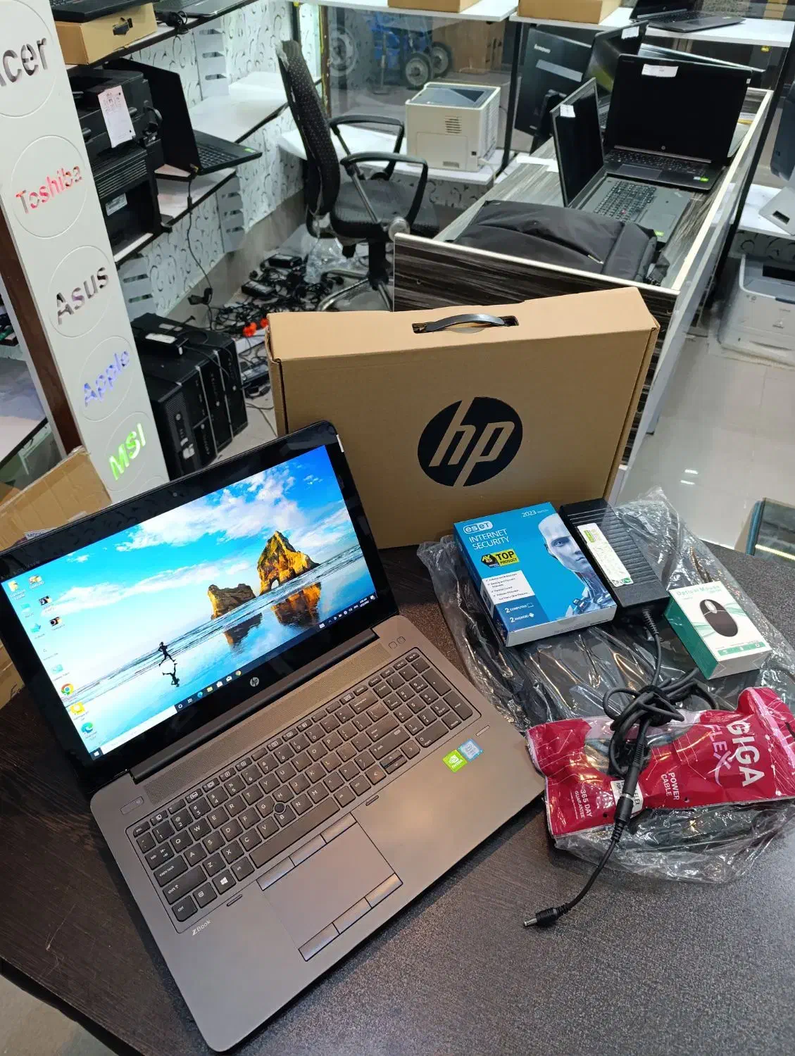 لپتاپ گیمینگhp گرافیک4 512ssd|رایانه همراه|شهرکرد, |دیوار