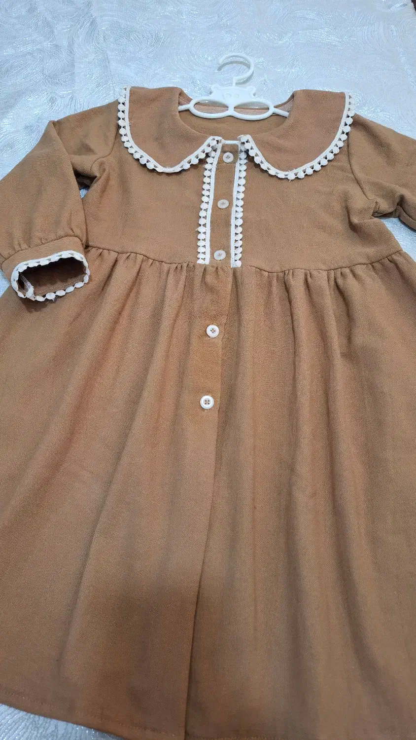 سرافن جنس لینن|کفش و لباس بچه|خورموج, |دیوار