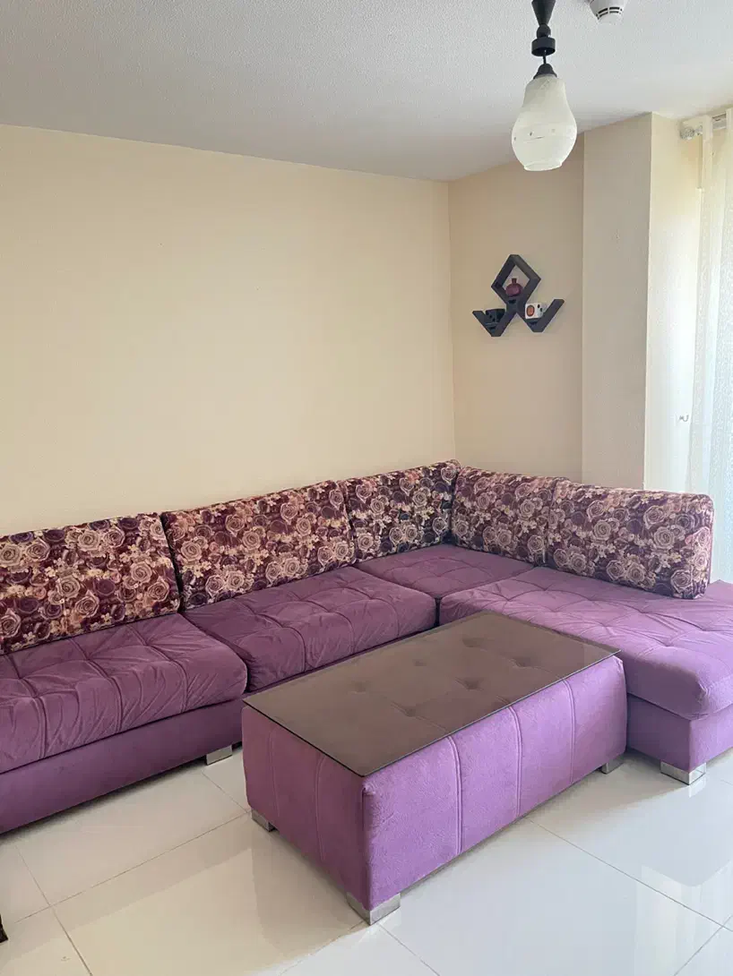 مبل  ال ۷ نفره تخت خوابشو و ۶ عدد صندلی غذاخوری|مبلمان خانگی و میز عسلی|کیش, |دیوار