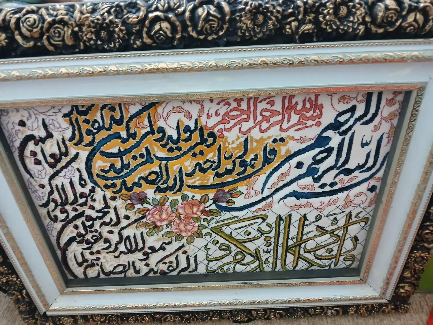 تابلو فرش ماشینی|تابلو فرش|قم, شهرک شهرداری|دیوار