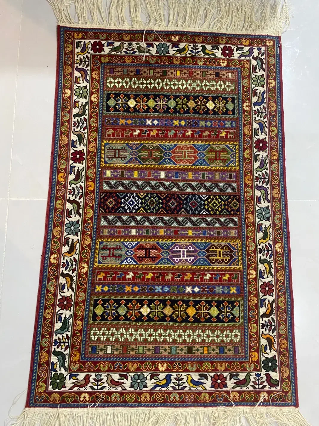 گلیم دست بافتِ شیرکی پیچ دارستان سیرجان|گلیم، جاجیم، گبه|تهران, پونک|دیوار