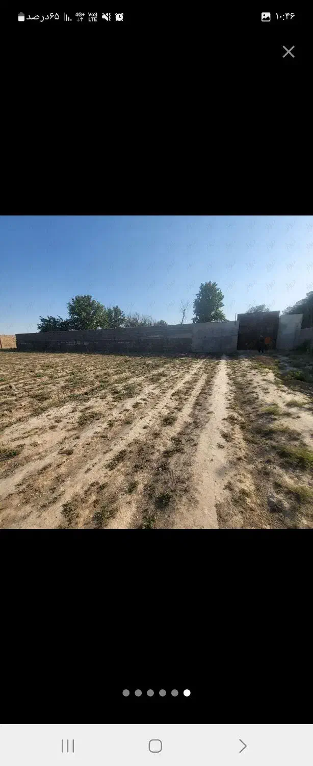 فروش زمین در چهاردیواری قواره ۴۰۰متری|فروش زمین و ملک کلنگی|قرچک, داوود آباد|دیوار
