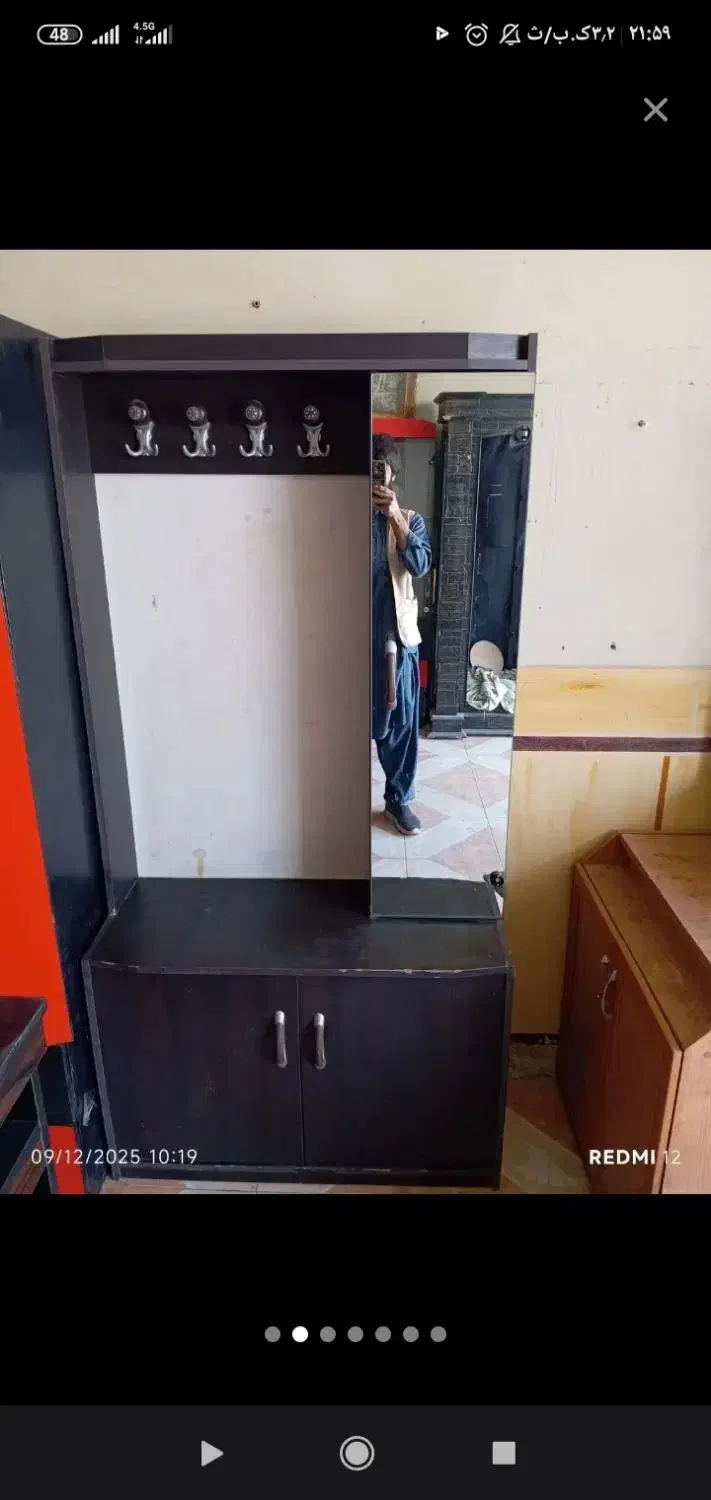 کمد میز ارایش تمیز ام دی اف در حد نو|جاکفشی، کمد، دراور|سراوان, |دیوار