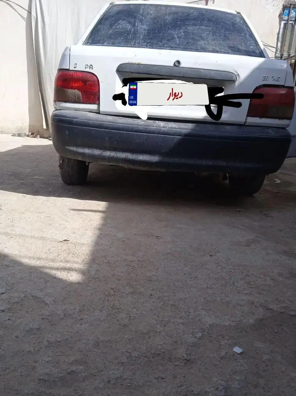 ماشین شانسی جوش خورده جلو لاستیک نداره|خودرو سواری و وانت|چابهار, |دیوار