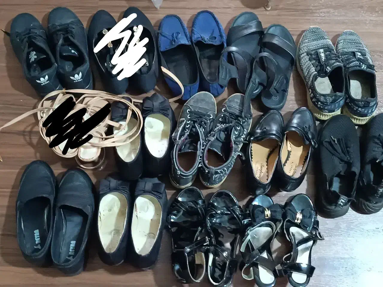 کفش|کیف، کفش، کمربند|دورود, |دیوار