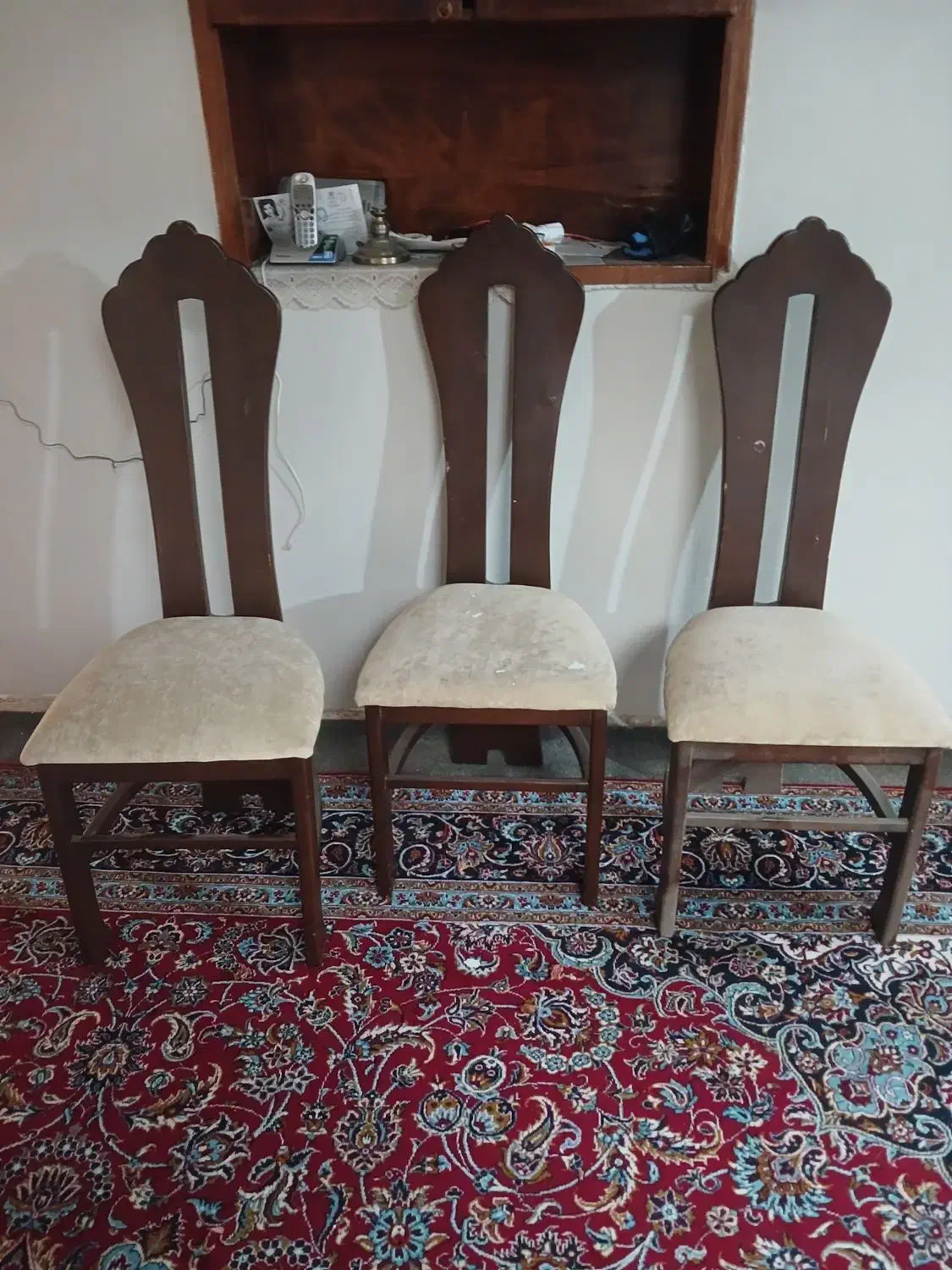 صندلی ناهارخوری|میز و صندلی غذاخوری|ساری, |دیوار