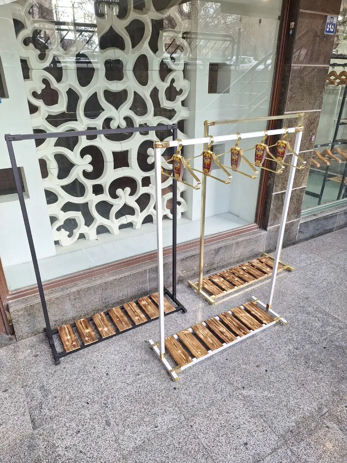 رگال آویز فلز و چوب نو|بندرخت و رخت‌آویز|اصفهان, میرعماد|دیوار