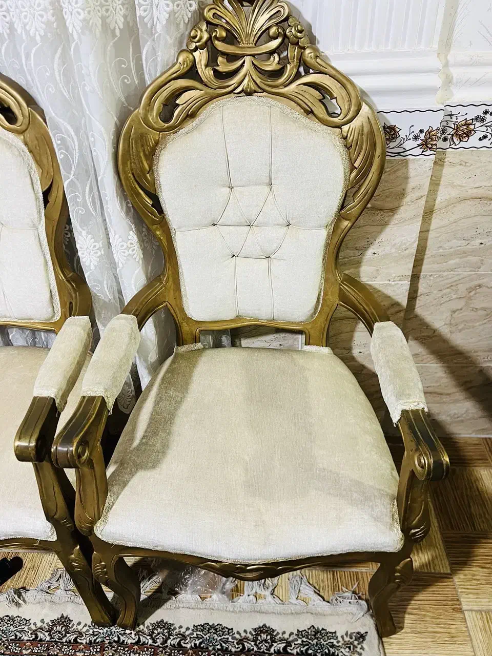 مبلمان سلطنتی مدل صدامی 9نفره|مبلمان خانگی و میز عسلی|محمدیه-قزوین, |دیوار