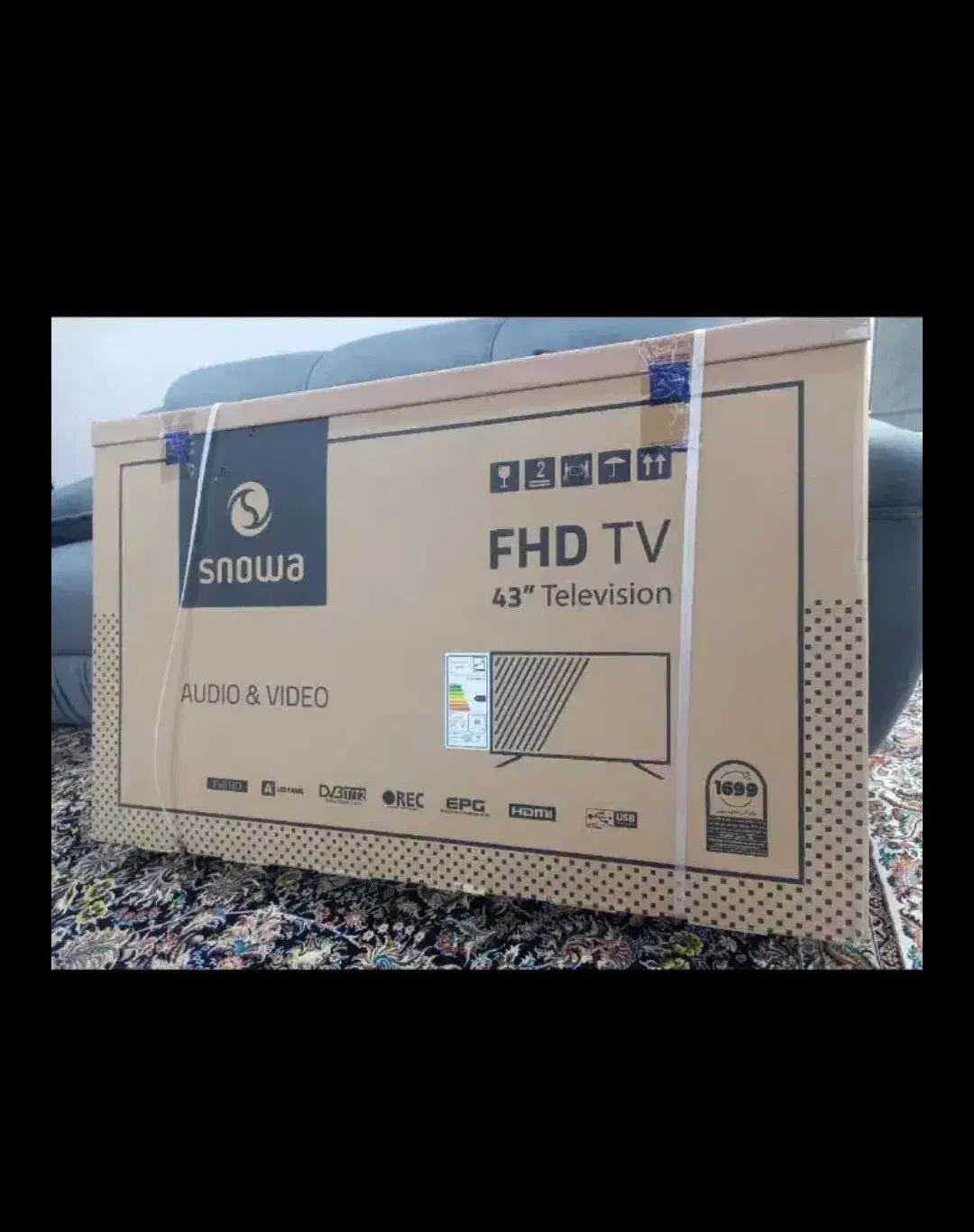 LED اسنوا 43 اک باز نشده..|تلویزیون و پروژکتور|قم, پردیسان|دیوار