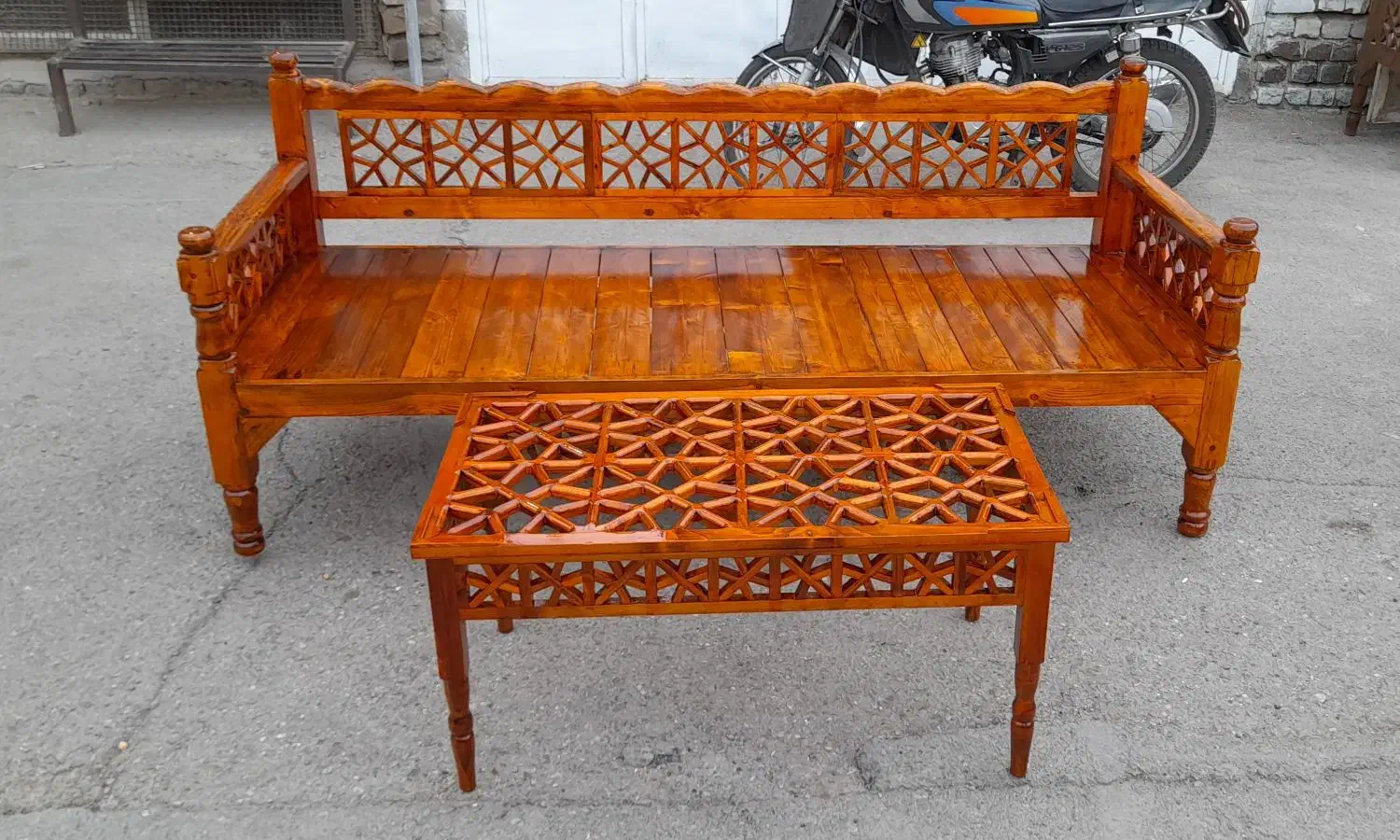 تخت گره ستاره کد۸۸۸۸|مبلمان خانگی و میز عسلی|قم, نیروگاه|دیوار