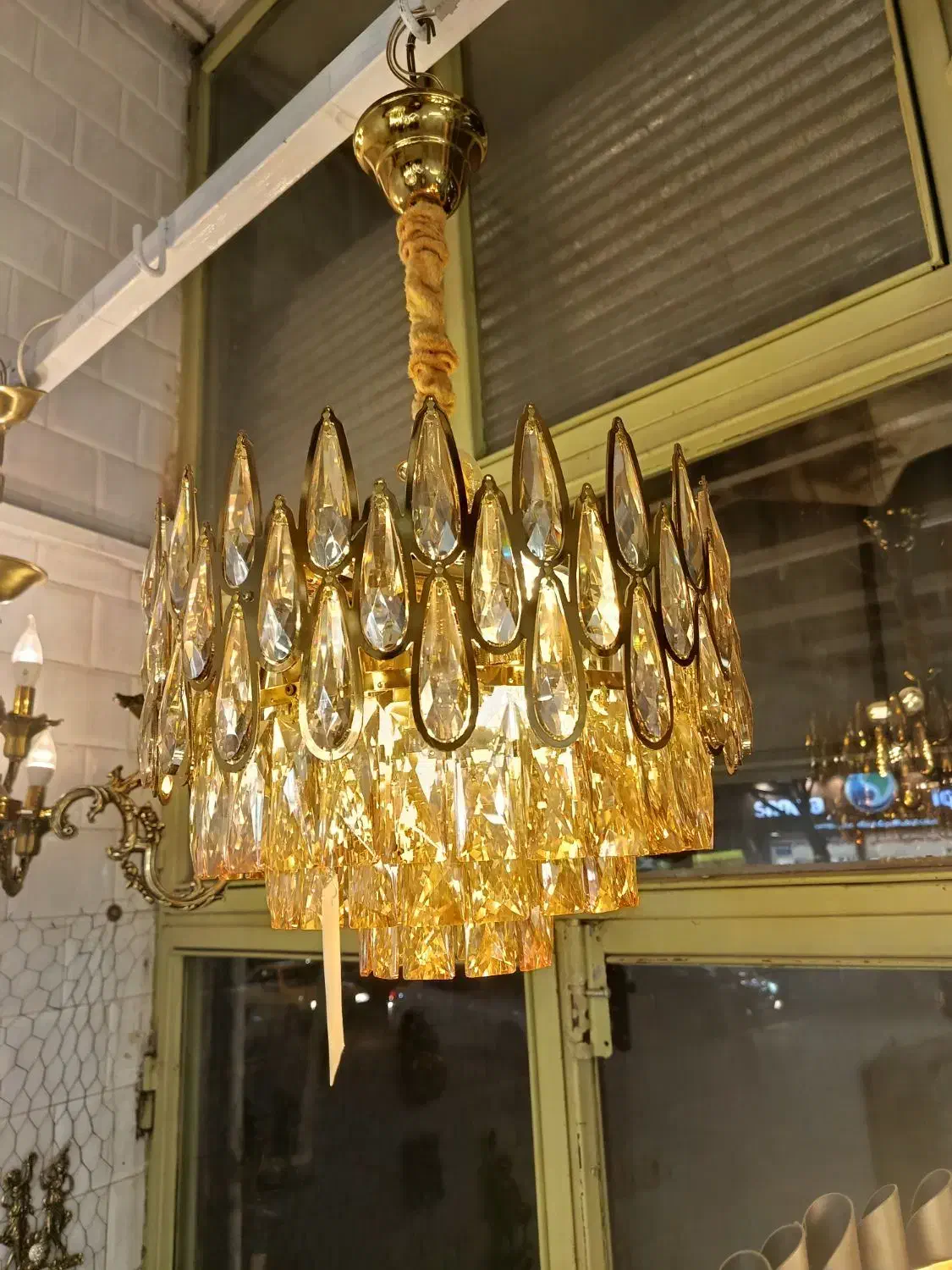 لوستر|لوستر و چراغ آویز|سنندج, |دیوار