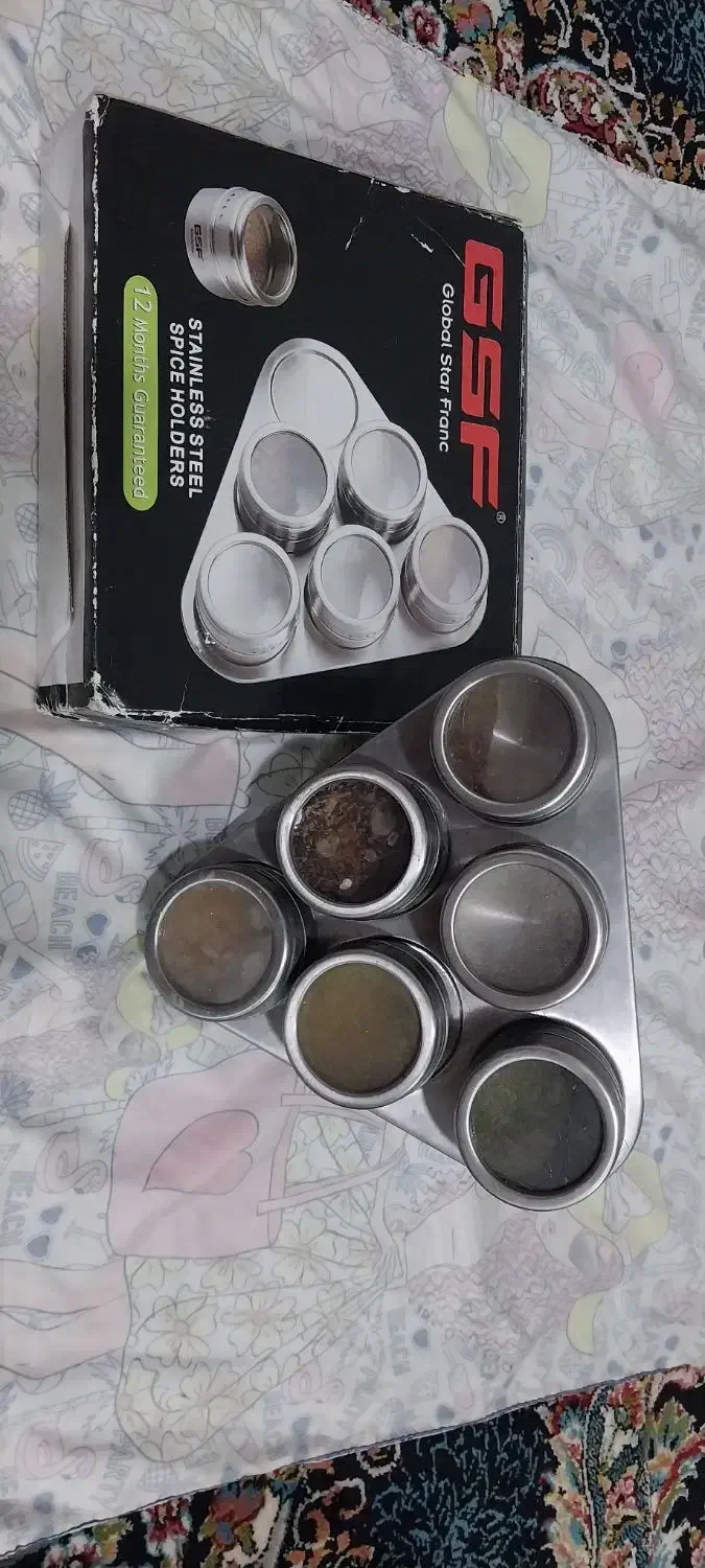 جا ادویه استیل|ظروف نگهدارنده، پلاستیکی، یک‌بارمصرف|مشهد, سجادیه|دیوار