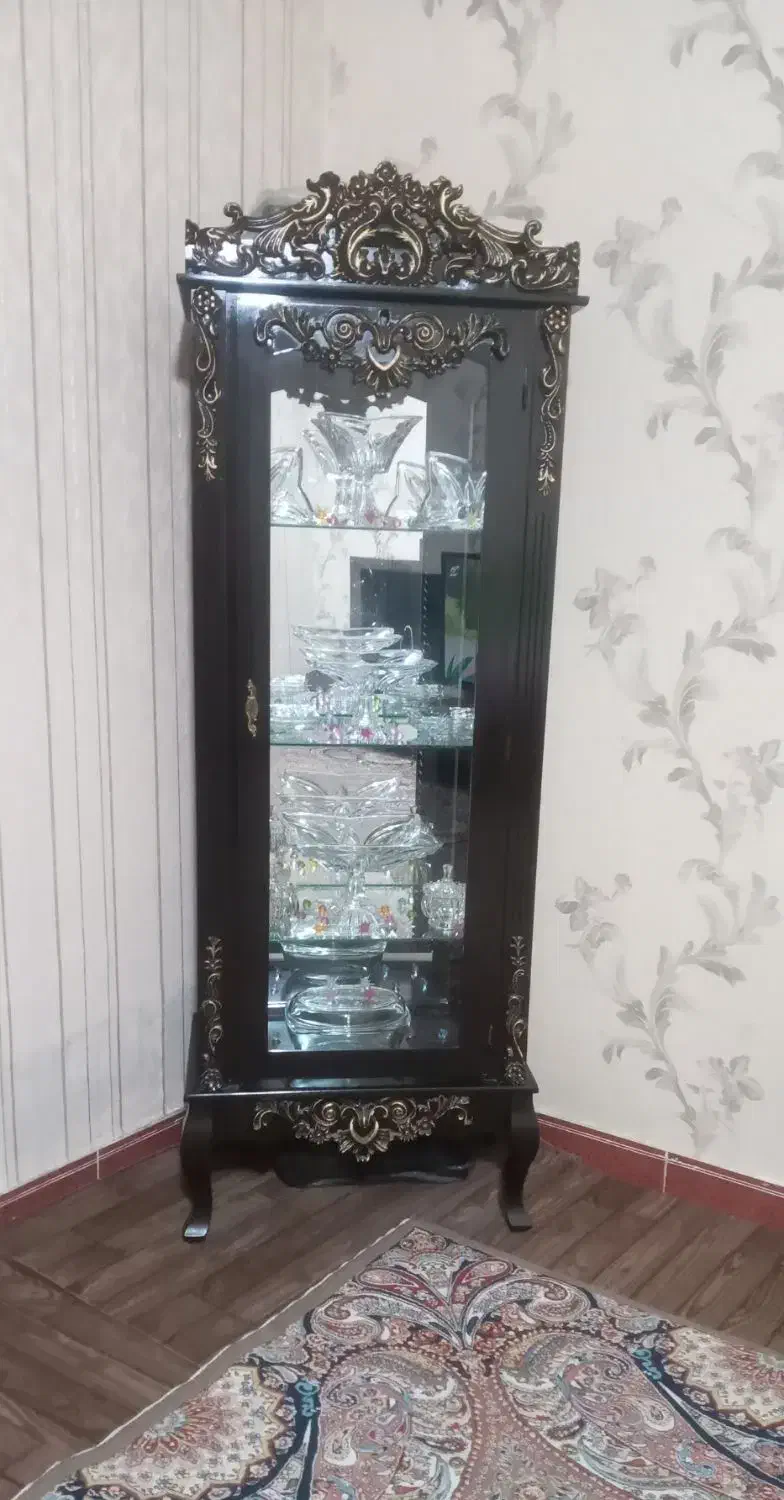 بوفه قهوه‌ای رنگ|بوفه، ویترین، کنسول|ورامین, خیر آباد|دیوار