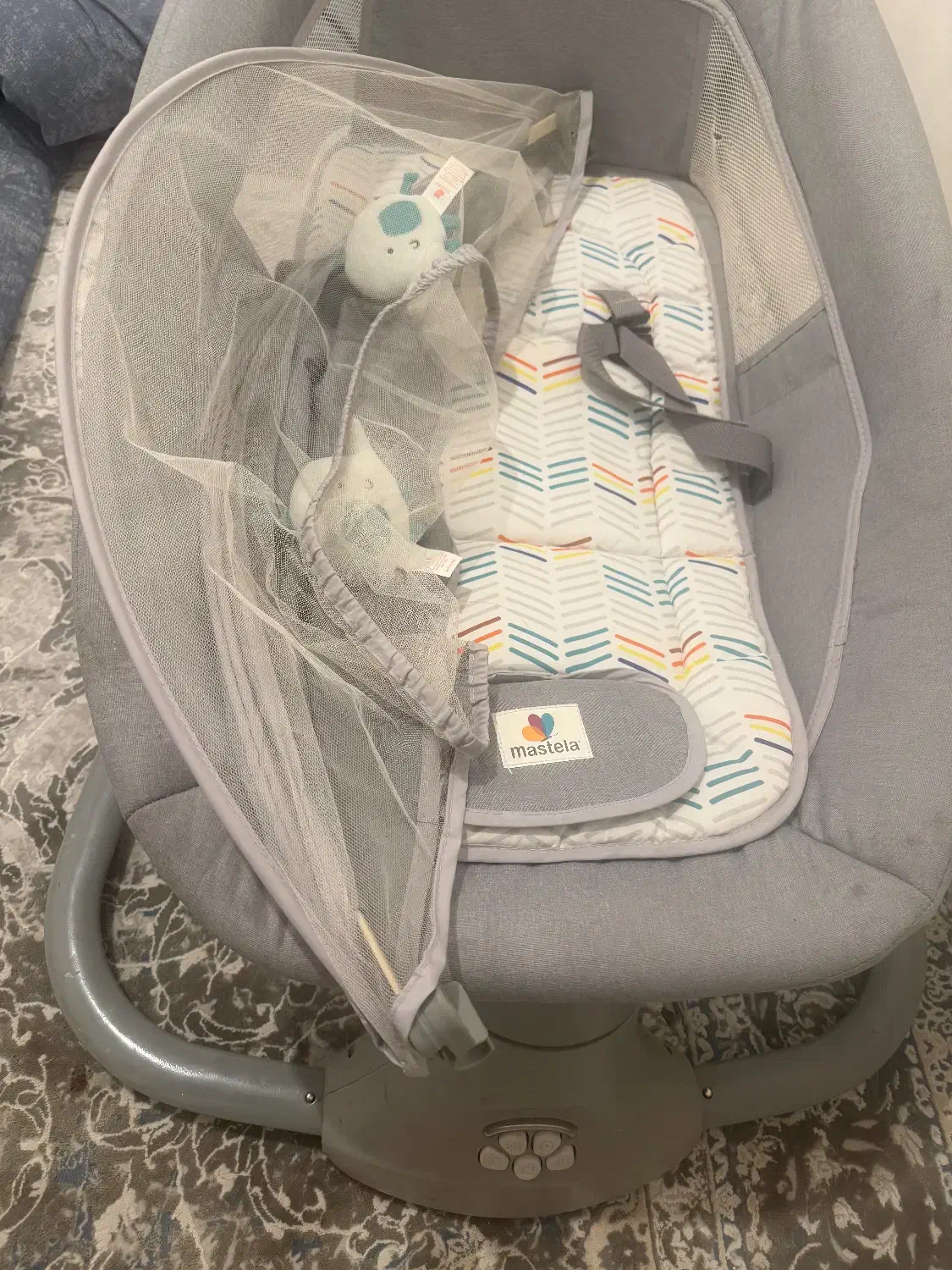 گهواره برقی  نوزاد برند ماستلا|تخت و سرویس خواب|بیرجند, |دیوار