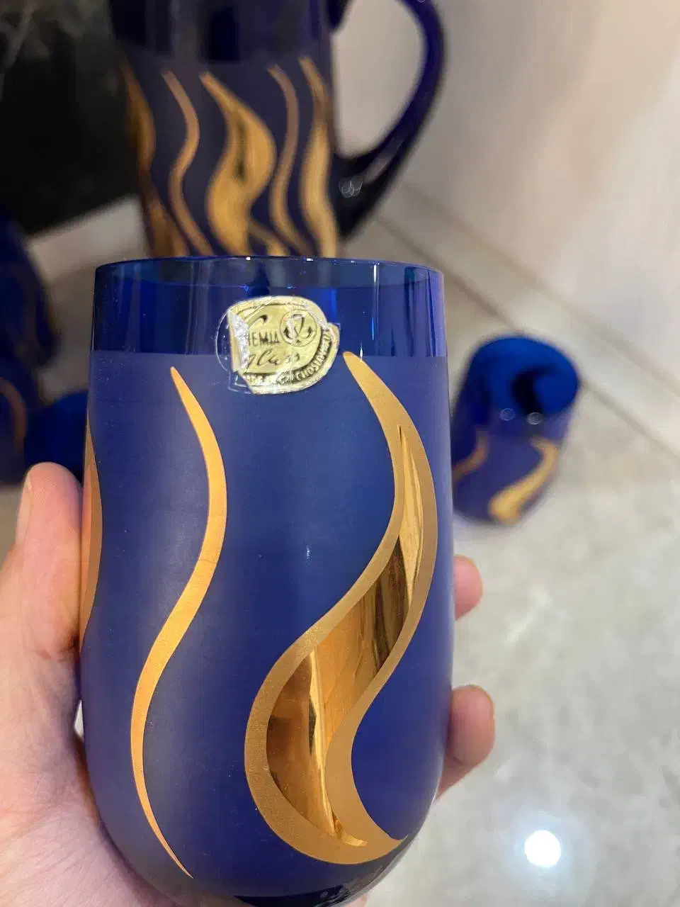 پارچ و لیوان و قاب فیروزه کاری|صنایع دستی و سایر لوازم تزئینی|مشهد, بهارستان|دیوار