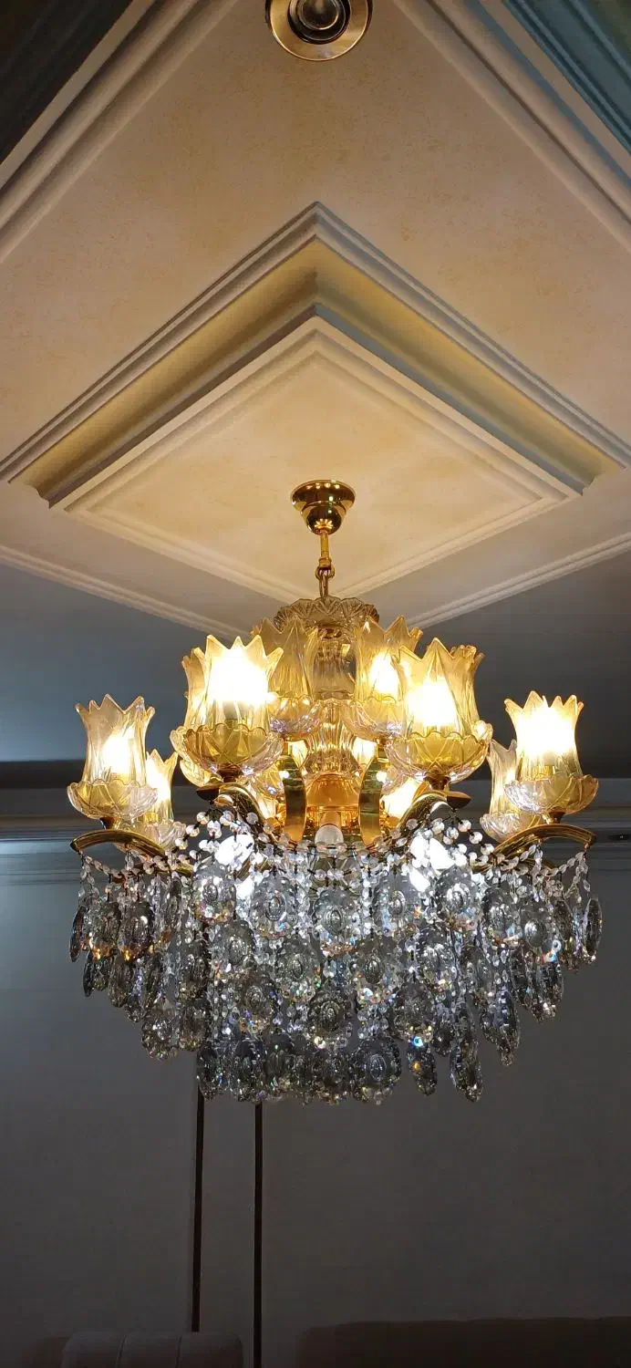 لوستر 16 شاخه|لوستر و چراغ آویز|پاکدشت, پاکدشت (مامازند)|دیوار