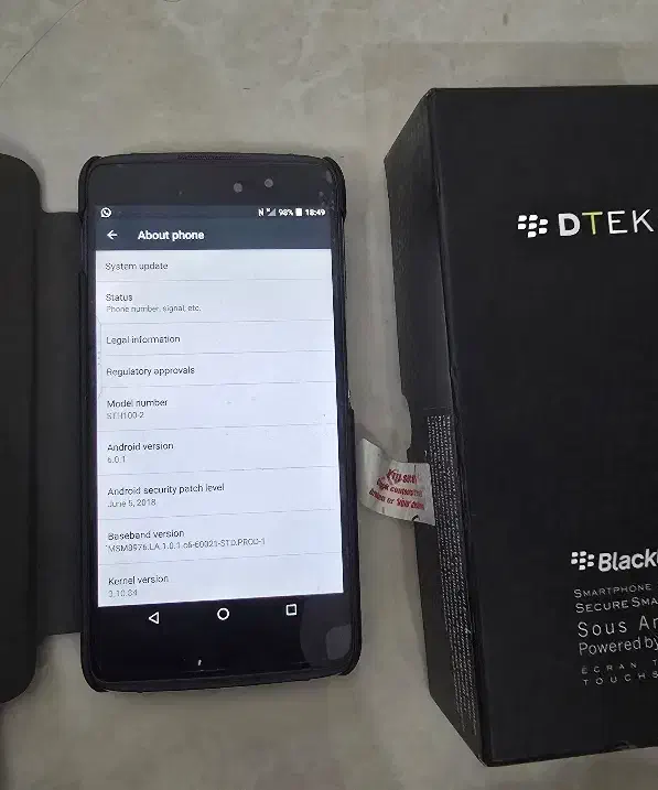 گوشی بلک بری مدل DTEK50|موبایل|قم, تولید دارو و یخچال|دیوار