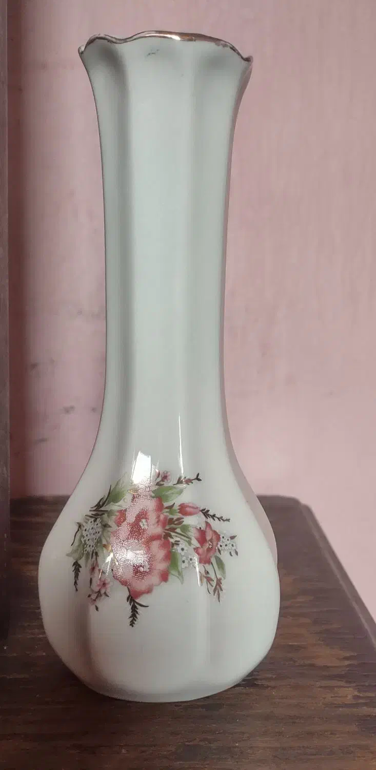 گلدان گل سرخی18سانتی|صنایع دستی و سایر لوازم تزئینی|نهاوند, |دیوار