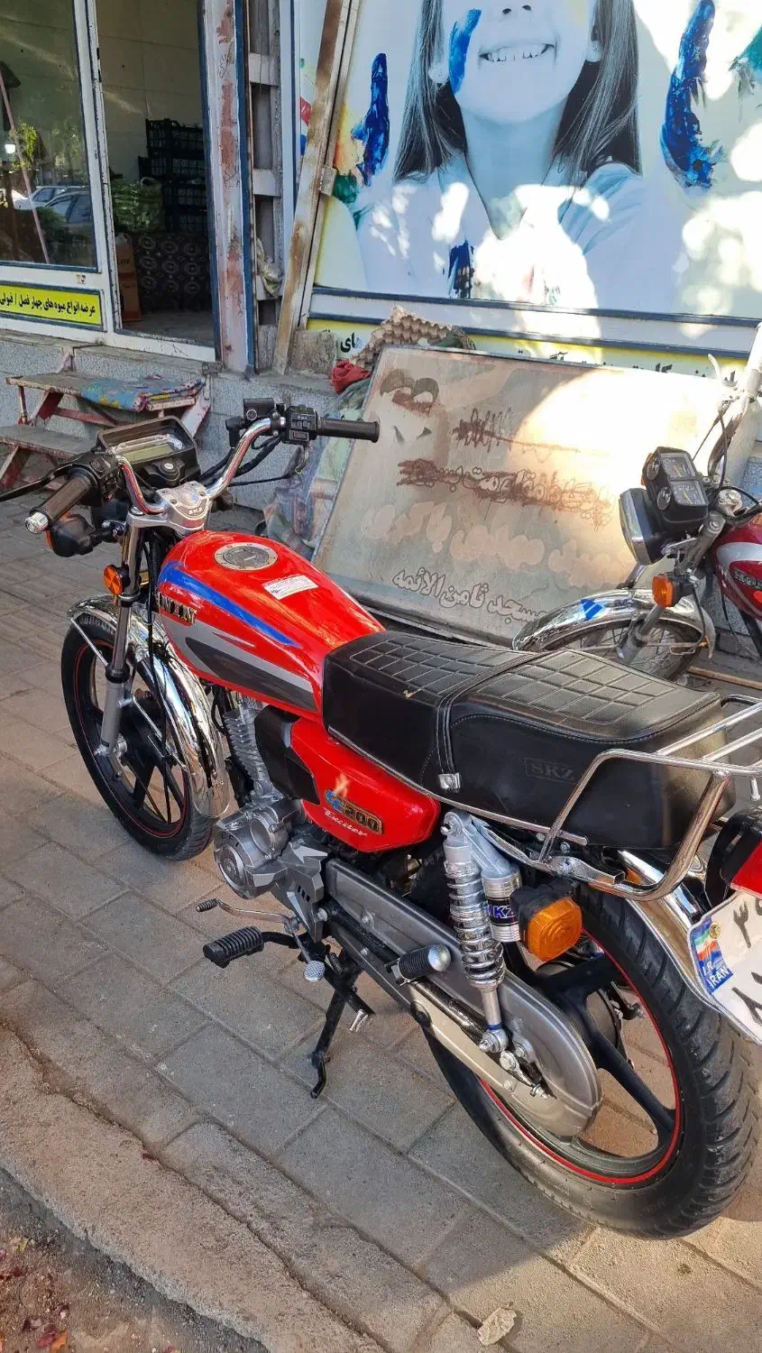 موتور ۲۰۰ sanin|موتورسیکلت|خوی, |دیوار