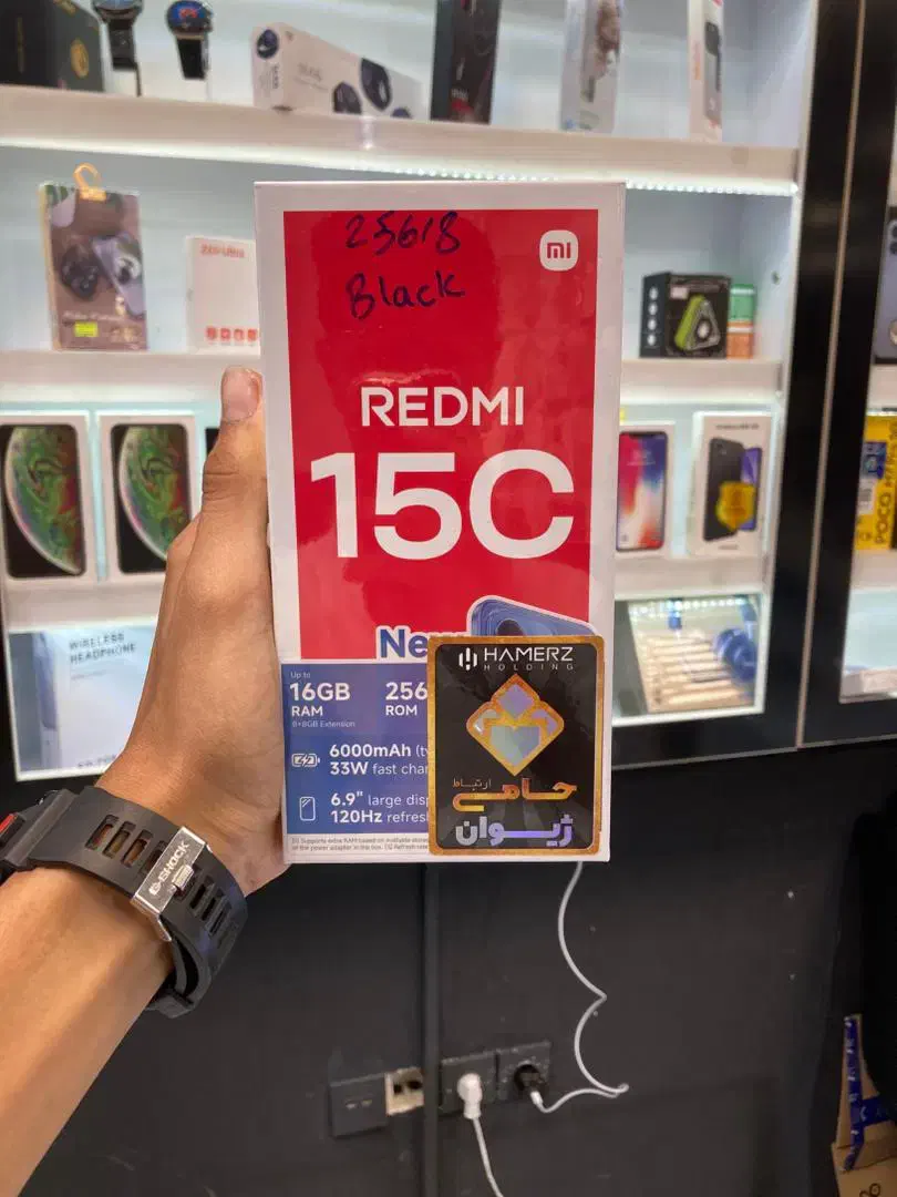 ردمی ۱۵c حافظه ۲۵۶گیگ رام ۸ اقساطی|موبایل|کرج, مهرویلا جنوبی|دیوار