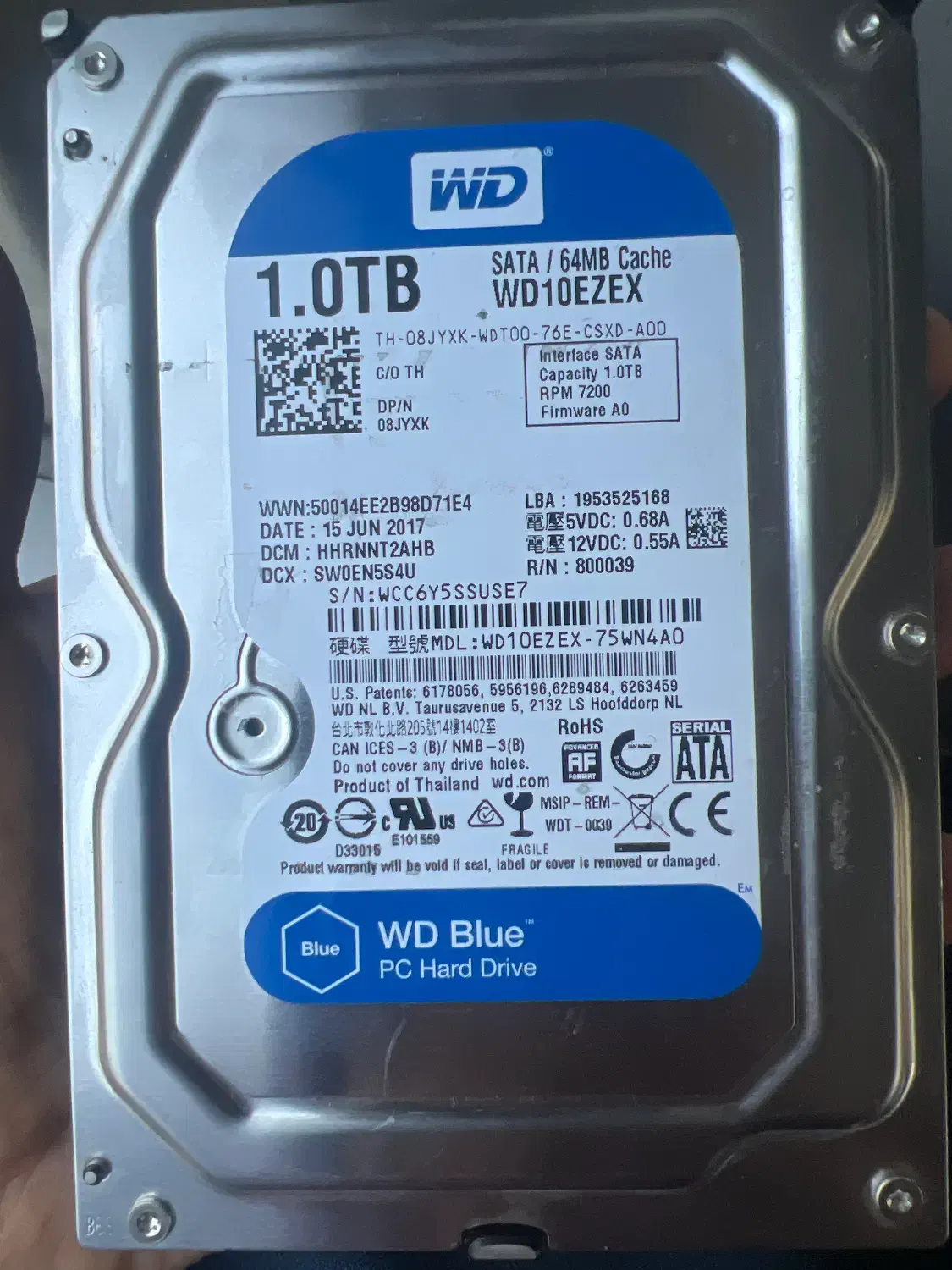 هارد یک ترا|قطعات و لوازم جانبی رایانه|تهران, مینای جنوبی|دیوار